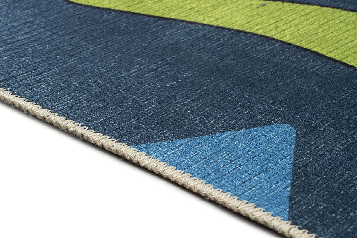 Χαλί Cool Art 9545 120x180εκ Μπλε-Πράσινο