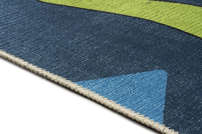 Χαλί Cool Art 9545 120x180εκ Μπλε-Πράσινο