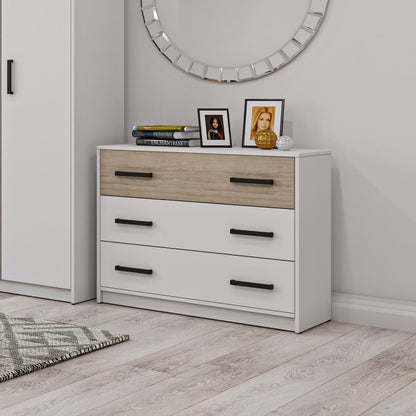 Συρταριέρα Viva Λευκό-Σονόμα 90x39x75