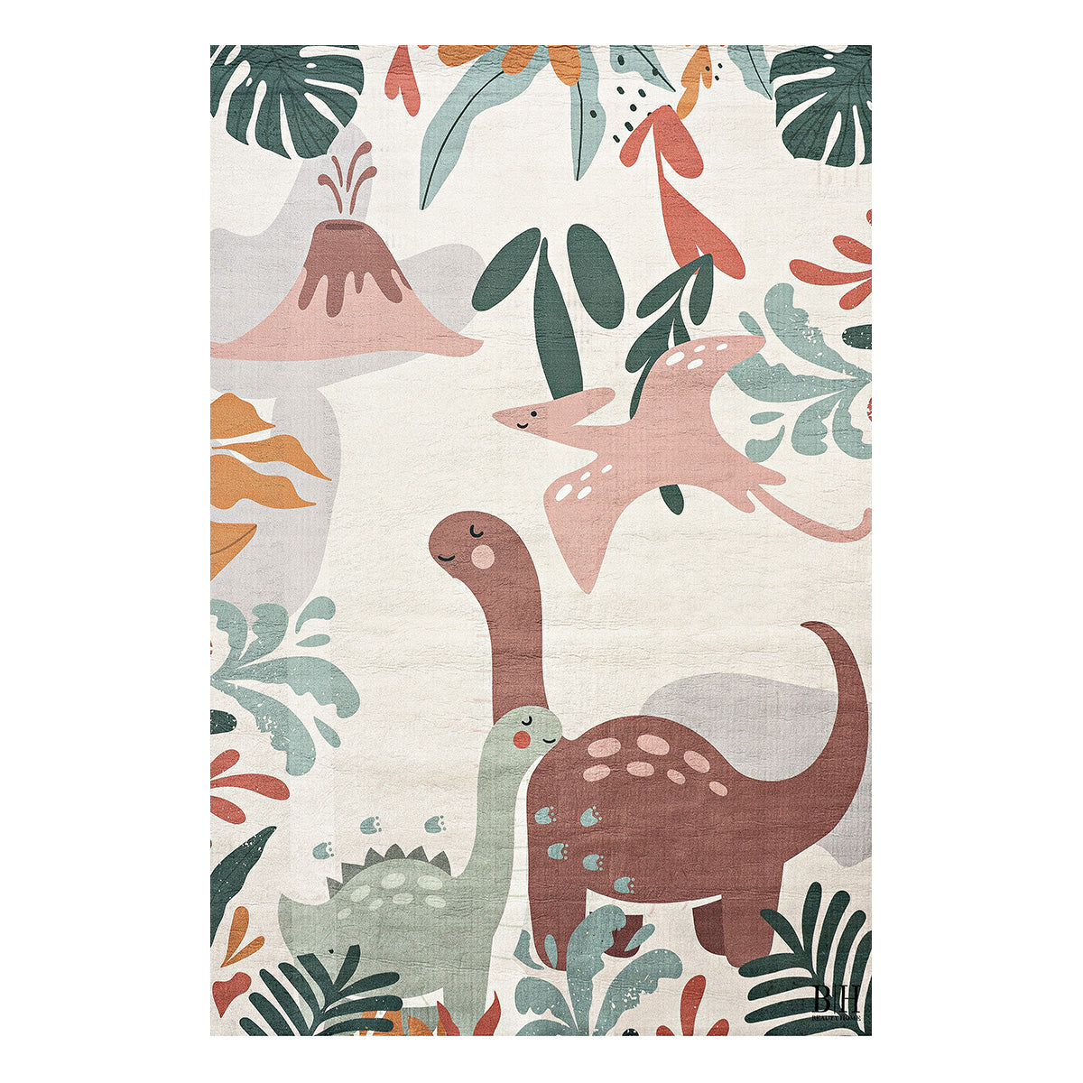 Χαλί Παιδικό Fun Art 9548 135x180εκ Μπεζ