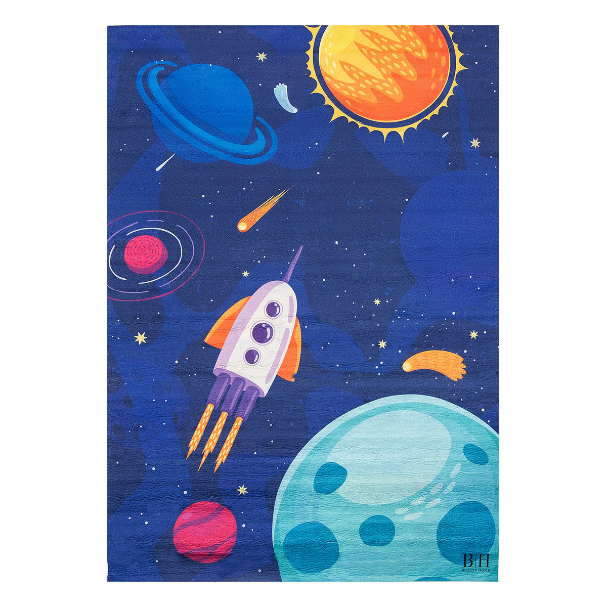 Χαλί Παιδικό Fun Art 9549 135x180εκ Μπλε