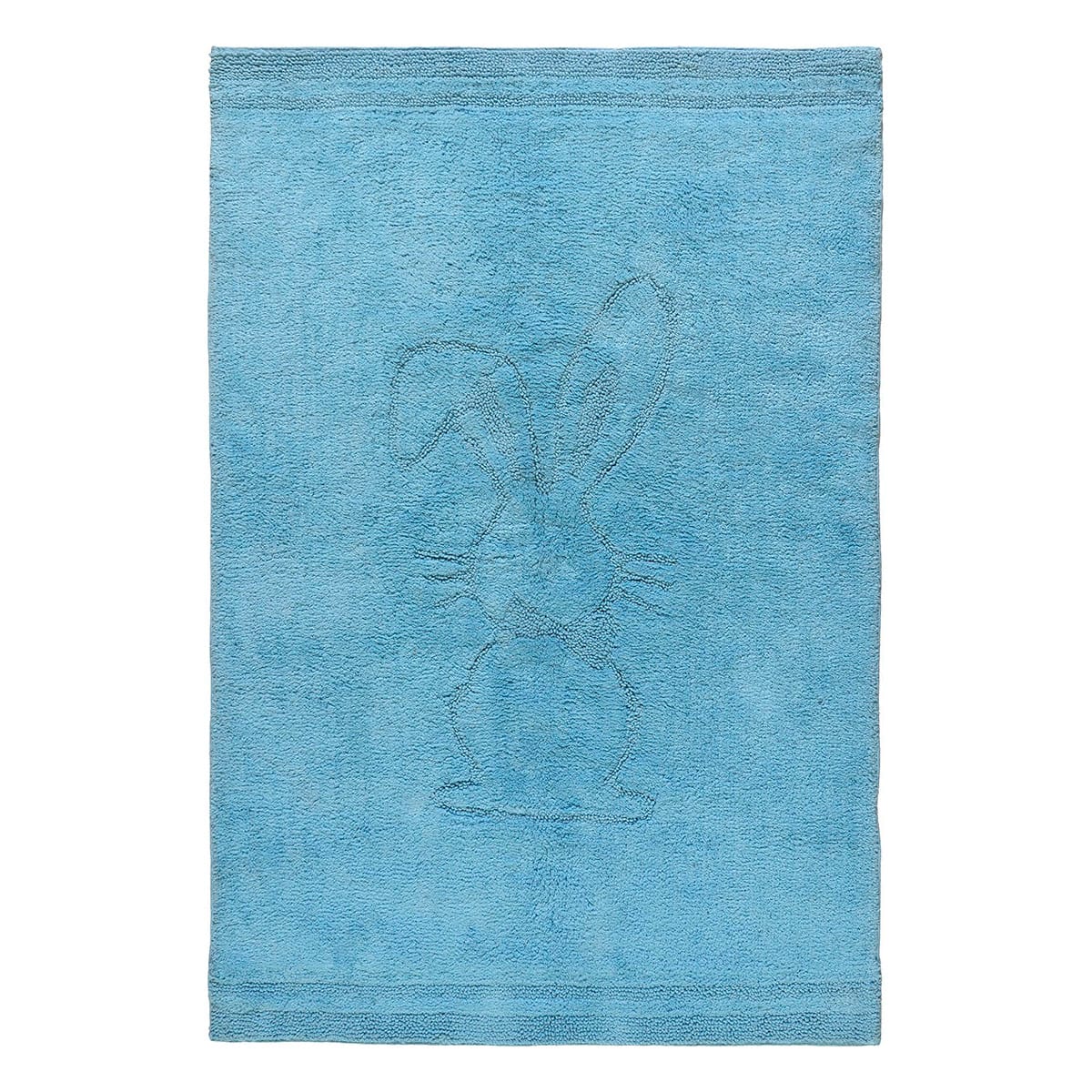 Χαλί Βαμβακερό Cottony Art 9551 Σιέλ 100x150εκ