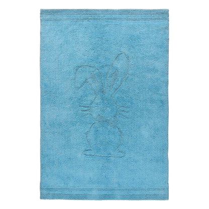 Χαλί Βαμβακερό Cottony Art 9551 Σιέλ 100x150εκ