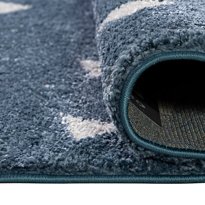 Ροτόντα Fluffie Kids Art 9553 133x133εκ Μπλε