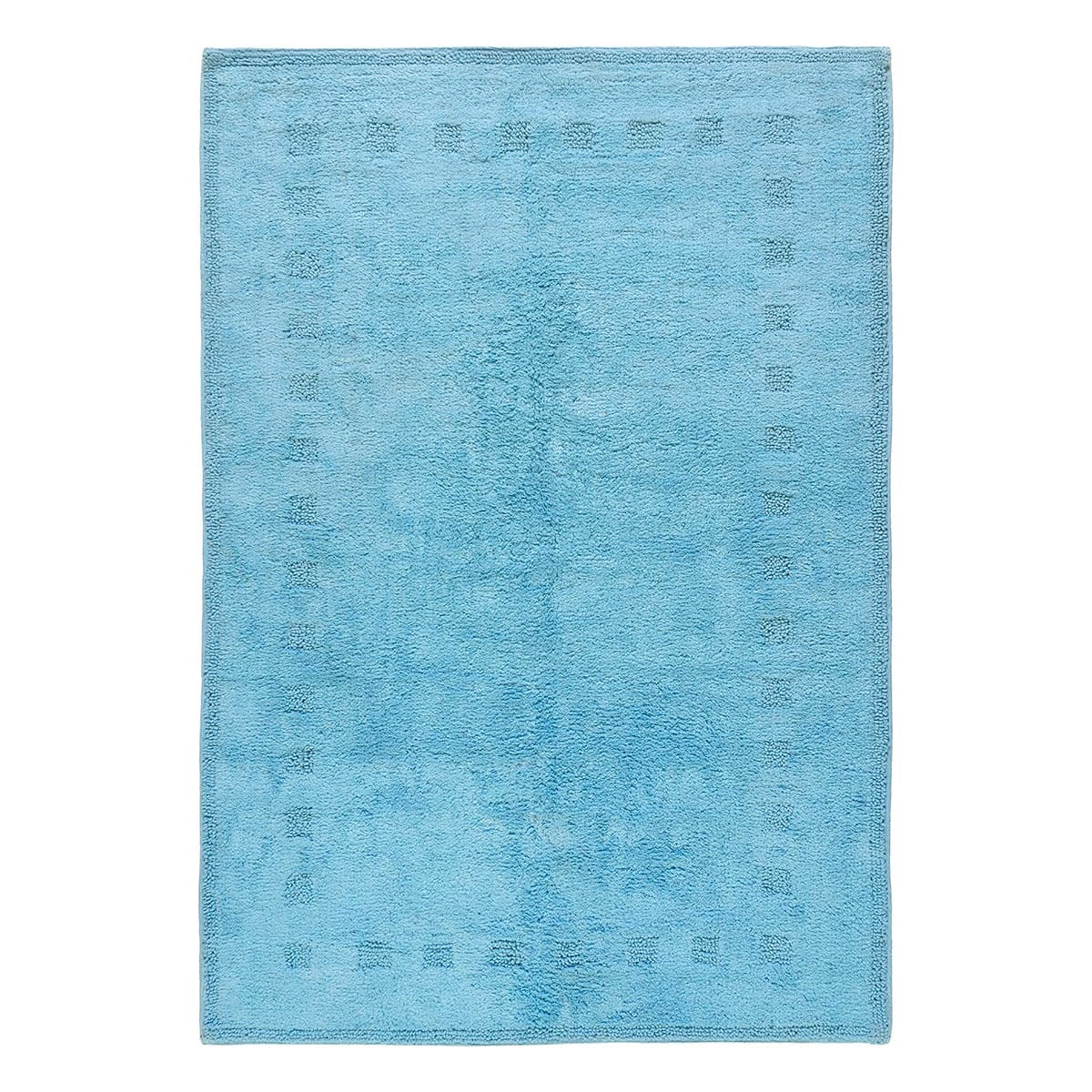 Χαλί Βαμβακερό Cottony Art 9554 Σιέλ 100x150εκ