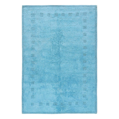 Χαλί Βαμβακερό Cottony Art 9554 Σιέλ 100x150εκ