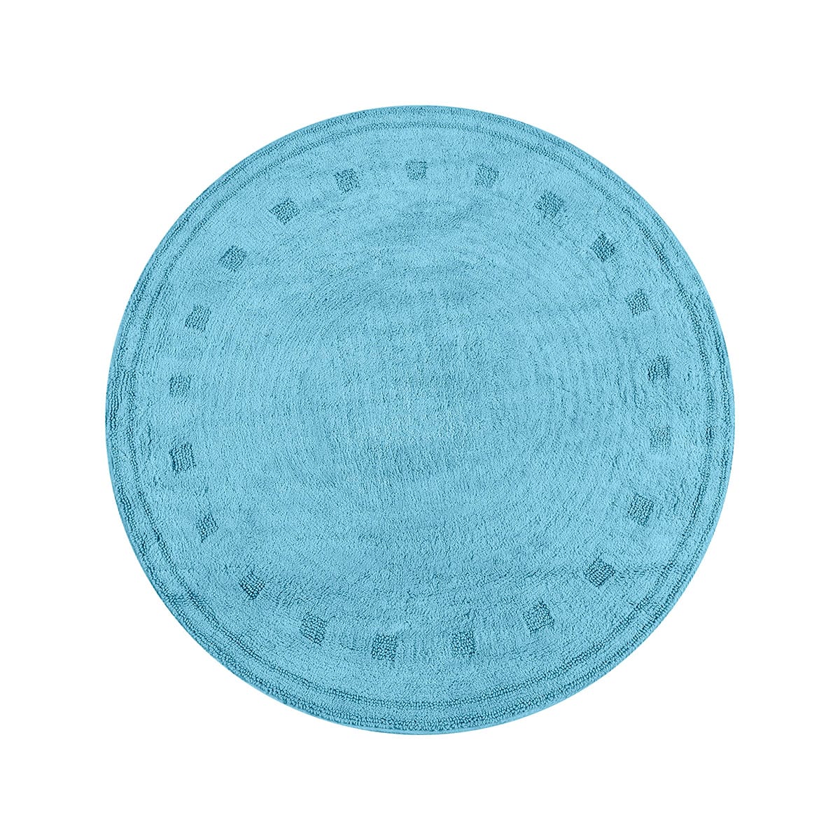 Ροτόντα Βαμβακερή Cottony Art 9554 120x120εκ Σιέλ