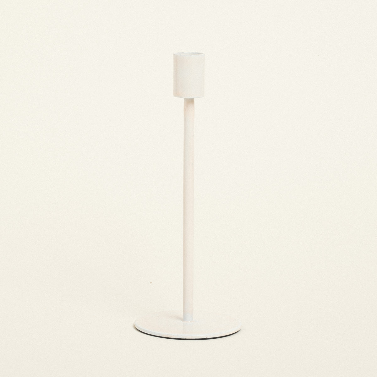 Μεταλλικό Κηροπήγιο Εκρού 23εκ