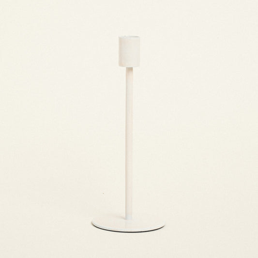 Μεταλλικό Κηροπήγιο Εκρού 23εκ