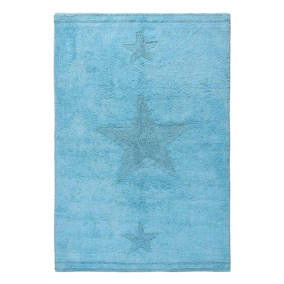 Χαλί Βαμβακερό Cottony Art 9555 Σιέλ 100x150εκ