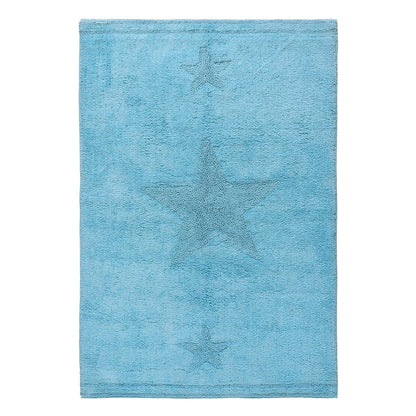 Χαλί Βαμβακερό Cottony Art 9555 Σιέλ 100x150εκ