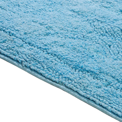 Χαλί Βαμβακερό Cottony Art 9555 Σιέλ 120x180εκ