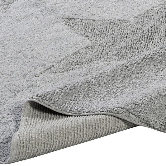 Χαλί Βαμβακερό Cottony Art 9555 100x150εκ Γκρι