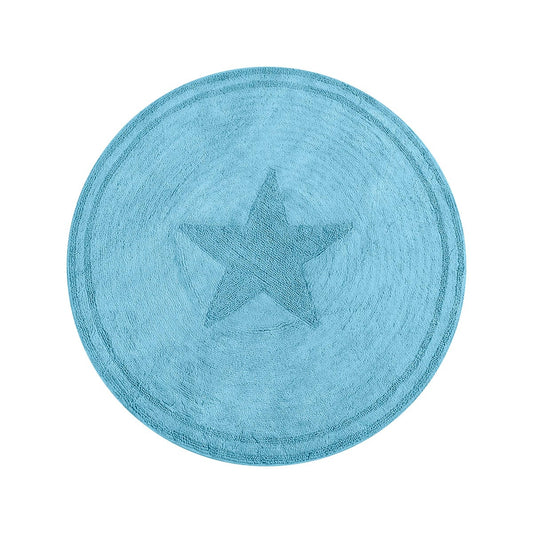 Ροτόντα Βαμβακερή Cottony Art 9555 120x120εκ Σιέλ