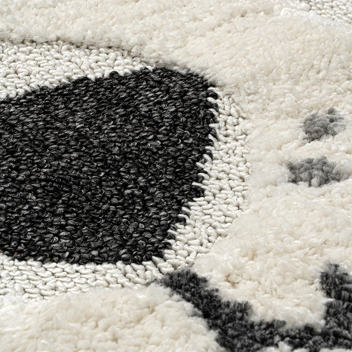 Ροτόντα Loop Art 9556 133x133εκ Γκρι Λευκό