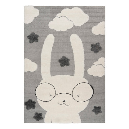 Χαλί Loop Art 9557 133x190εκ Γκρι Λευκό