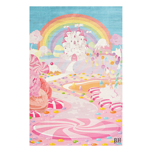 Χαλί Παιδικό Fun Art 9572 135x180εκ Ροζ