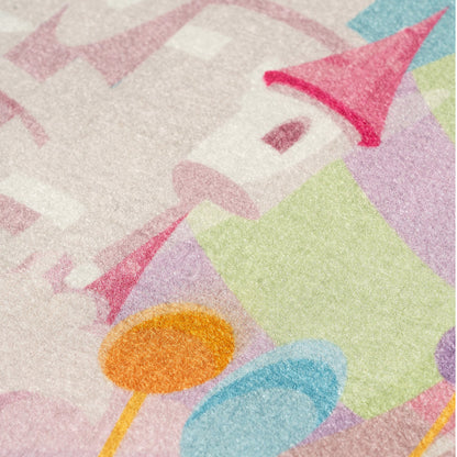 Χαλί Παιδικό Fun Art 9572 135x180εκ Ροζ