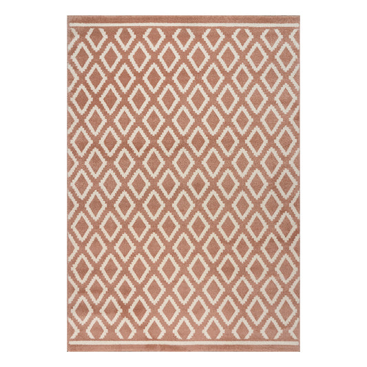 Χαλί Vibe Art 9575 160x230εκ Ροζ Λευκό