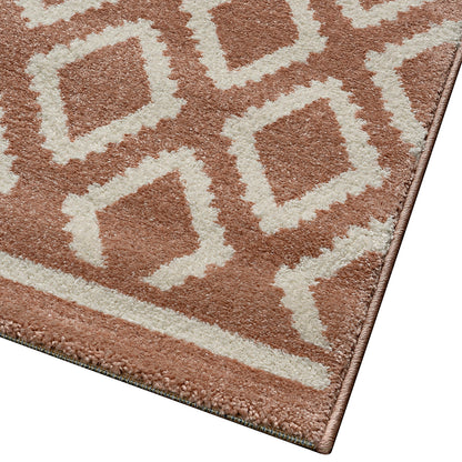 Χαλί Vibe Art 9575 160x230εκ Ροζ Λευκό