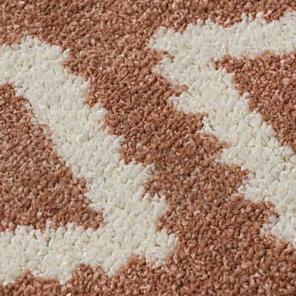 Χαλί Vibe Art 9575 160x230εκ Ροζ Λευκό