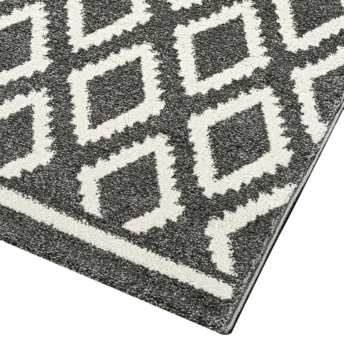 Πατάκι Vibe Art 9576 67x150εκ Γκρι Λευκό