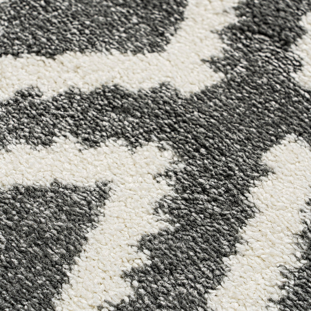 Πατάκι Vibe Art 9576 67x150εκ Γκρι Λευκό