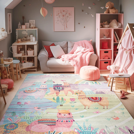 Χαλί Παιδικό Fun Art 9587 135x180εκ Λιλά