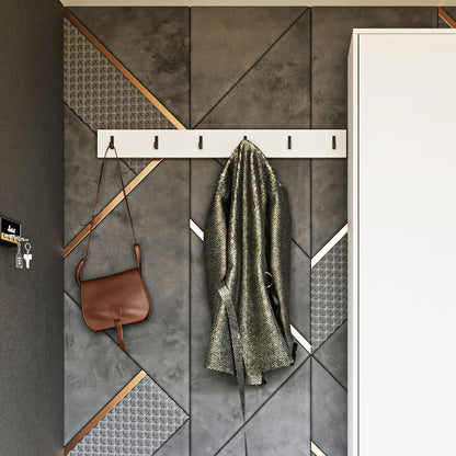 Κρεμάστρα Τοίχου Sara Λευκή 90x10εκ