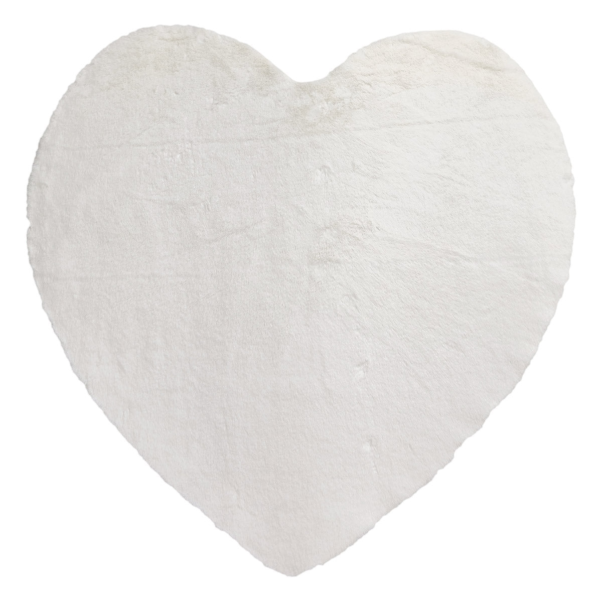 Πατάκι Rabbit Art 9640 Καρδιά 100x100εκ Λευκό