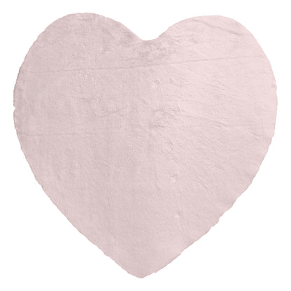 Πατάκι Rabbit Art 9646 Καρδιά 80x80εκ Ροζ