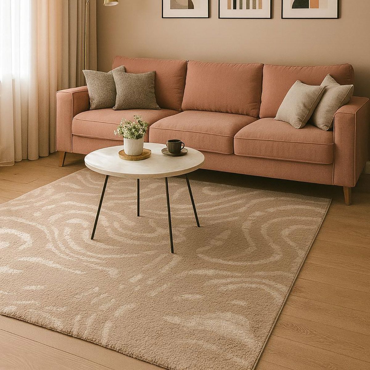 Σετ Κρεβατοκάμαρας 3 Τμχ Puffy Art 9656 (66x140εκ + 66x140εκ + 66x230εκ) Μπεζ