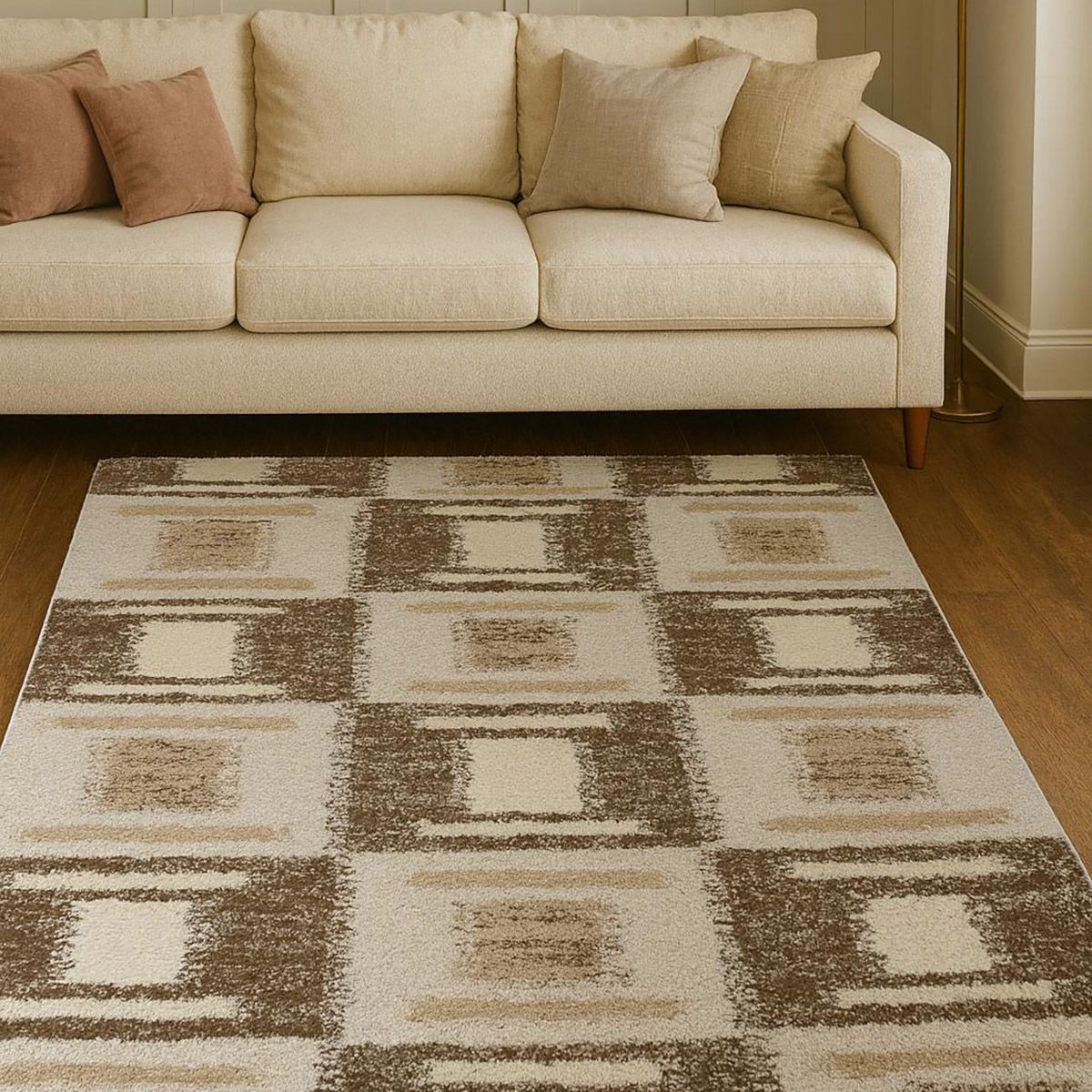 Χαλί Puffy Art 9658 Μπεζ 160x230εκ