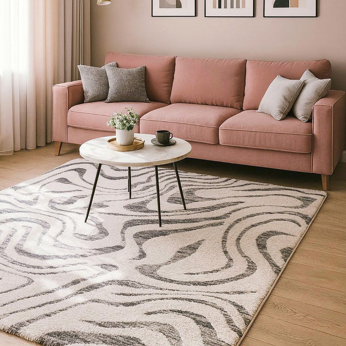 Σετ Κρεβατοκάμαρας 3 Τμχ Puffy Art 9660 (66x140εκ + 66x140εκ + 66x230εκ) Γκρι