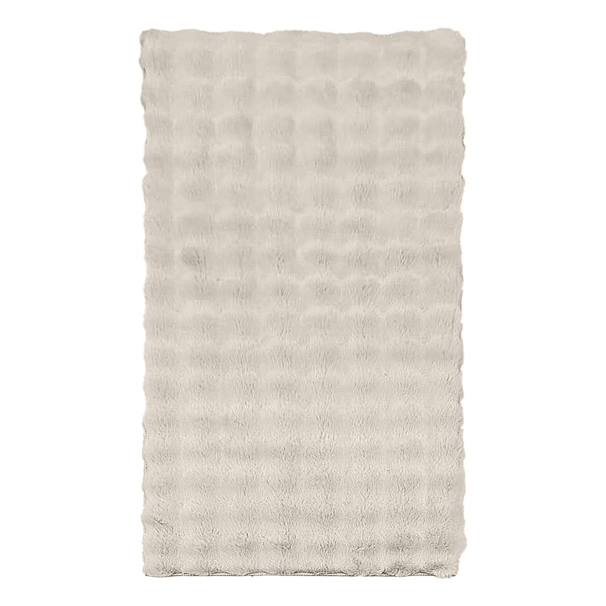 Ταπέτο Μπάνιου Bubble Art 9662 45x75εκ Εκρού