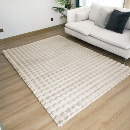 Χαλί Bubble Art 9662 200x250εκ Εκρού