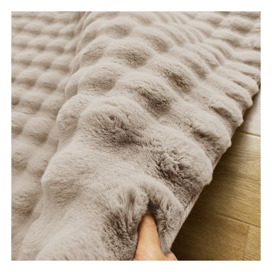 Ταπέτο Μπάνιου Bubble Art 9663 45x75εκ Μόκα