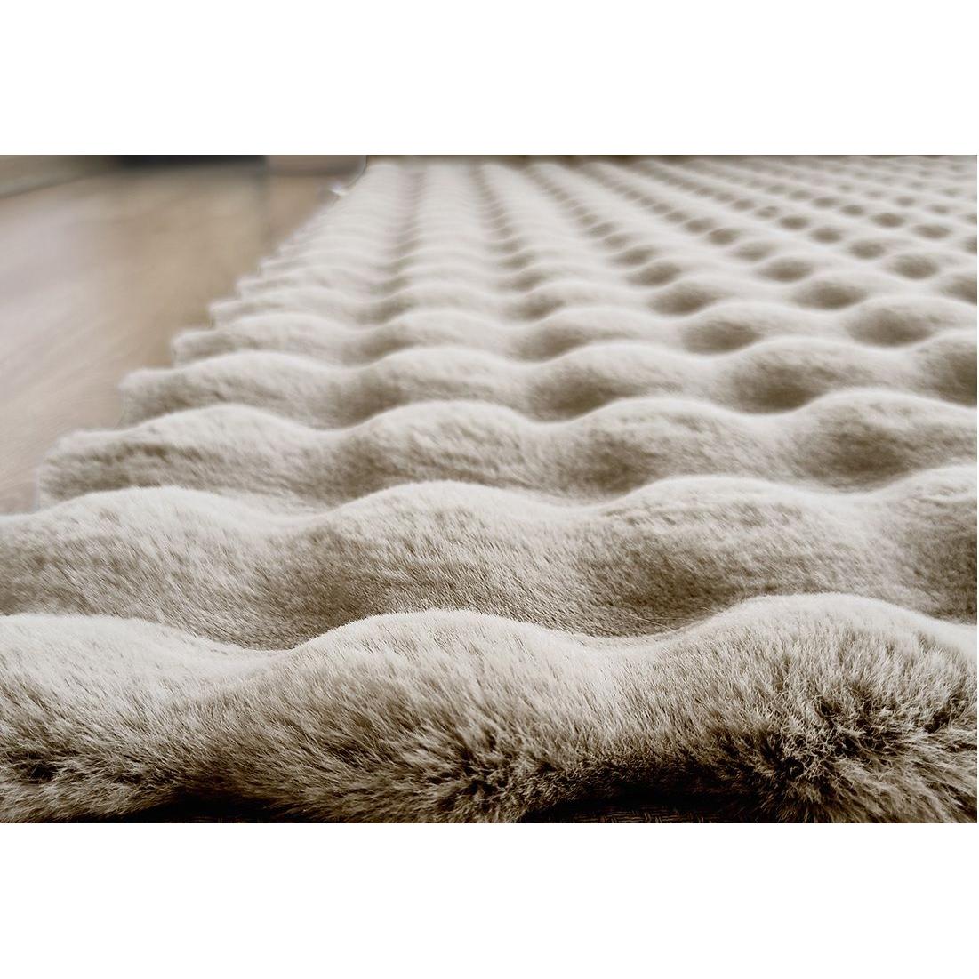 Ταπέτο Μπάνιου Bubble Art 9663 45x75εκ Μόκα