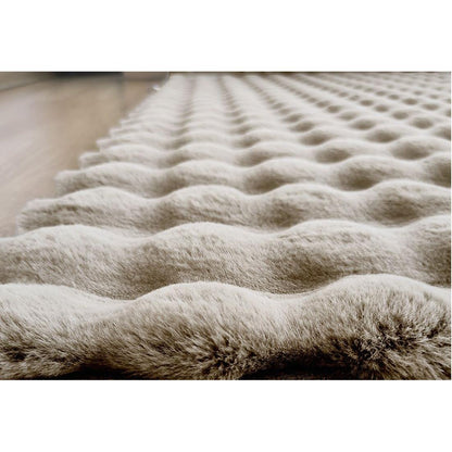 Ταπέτο Μπάνιου Bubble Art 9663 45x75εκ Μόκα