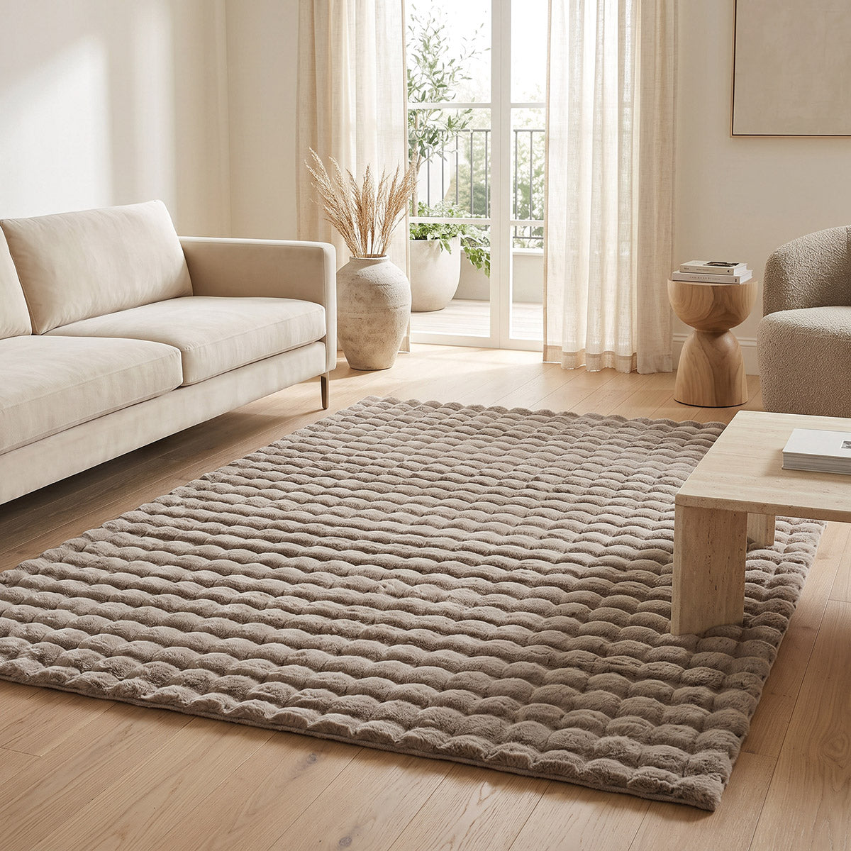 Bubble Art Rug 9663 Mocha 133x190cm