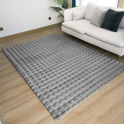 Χαλί Bubble Art 9664 155x230εκ Γκρι