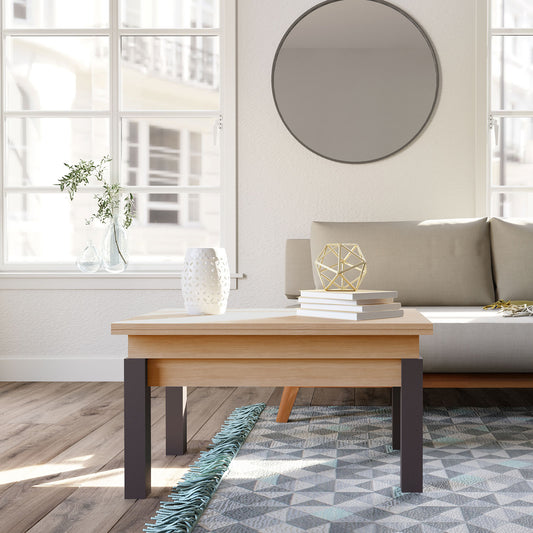 Τραπέζι Σαλονιού Transformer Χρυσό Δρυς 90x60x50