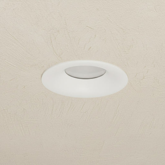 LAMDA KLV-101-0045 Χωνευτό Φωτιστικό Downlight Σποτ Μπάνιου για Λάμπα MR16 με Ντουί GU10 AC 220-240V Αδιάβροχο IP65 - Λευκό Ματ - Μ8.5 x Π8.5 x Υ3.5 / Q7.5