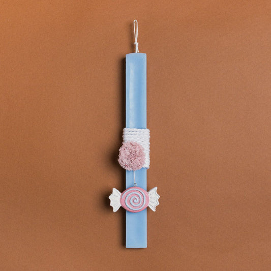 Λαμπάδα Σιέλ 33εκ Καραμέλα σε Συσκευασία Δώρου