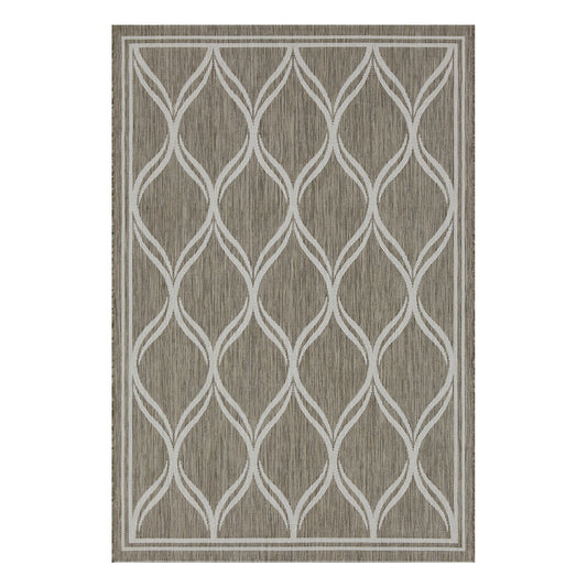 Χαλί Ψάθα Palm Art 9773 166x230εκ Μπεζ