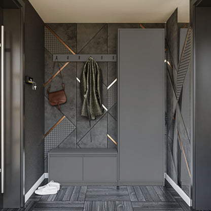 Σετ Εισόδου Sara Γκρι 150x33x205