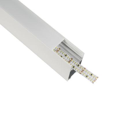 ALP-LINEAR LUMILINE 61763-3M Επιφανειακό / Κρεμαστό Προφίλ Αλουμινίου με Λευκό Γαλακτερό Πατητό Κάλυμμα για Ταινίες LED IP20 - Λευκό Ματ - Μ300 x Π3.5 x Υ7cm