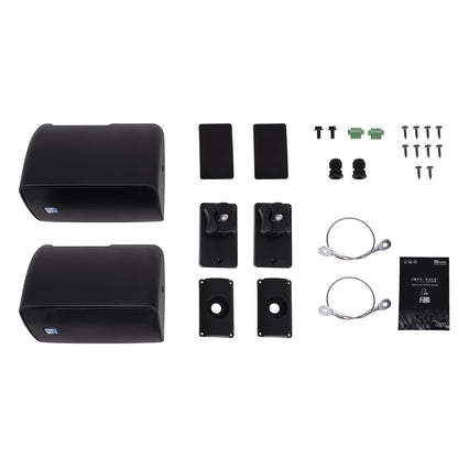 FDB ES104BT 98000 Facilities Speaker - Παθητικό Ηχείο Εγκαταστάσεων Επιτοίχιο με Μετασχηματιστή 100V & 16Ω - 40W RMS (160W Peak) - 1 x 4" Inches LF & 1 x 0.8" Inches HF - Αδιάβροχο IP65 - Μαύρο - Μ14.1 x Π17 x Υ23cm - Ζεύγος