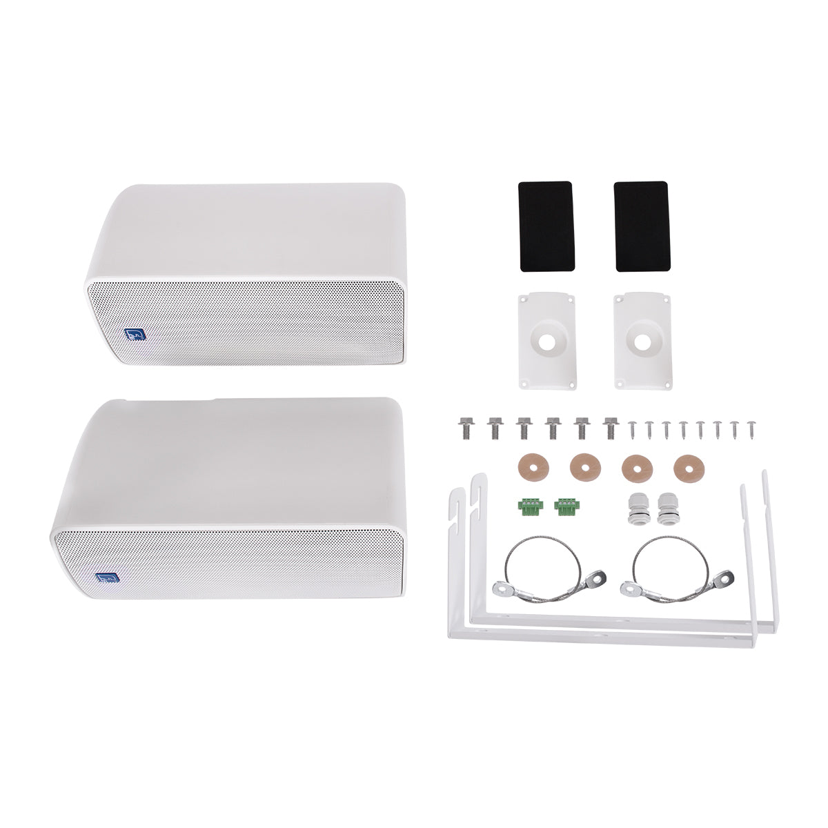 FDB ES106WT 98003 Facilities Speaker - Παθητικό Ηχείο Εγκαταστάσεων Επιτοίχιο με Μετασχηματιστή 100V & 16Ω - 80W RMS (320W Peak) - 1 x 6" Inches LF & 1 x 1" Inches HF - Αδιάβροχο IP65 - Λευκό - Μ18.2 x Π22.4 x Υ36.2