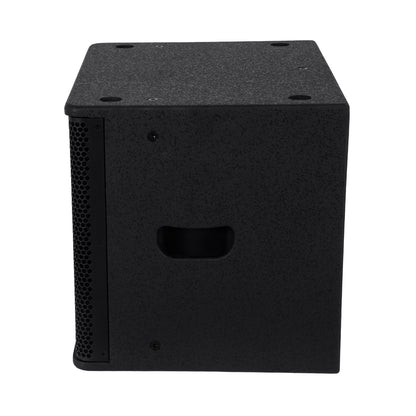 FDB ES110SA 98006 Facilities Speaker - Ενεργό Αυτοενισχυόμενο Ηχείο Subwoofer Εγκαταστάσεων Επιδαπέδιο με Ψηφιακό Ενισχυτή BA1.3 AC 220V/50-60Hz - 300W RMS (600W Peak) - 1 x 10" Inches LF - IP20 - Μαύρο - Μ44.5 x Π36.5 x Υ37.5